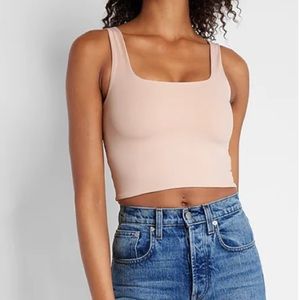 Express Cropped Square Neck Tank